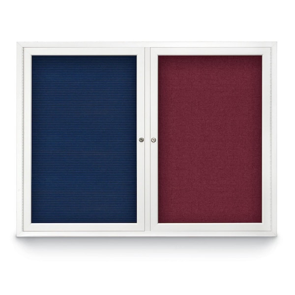 Corkboard, Rubber Backing/Black, 48"x 36"